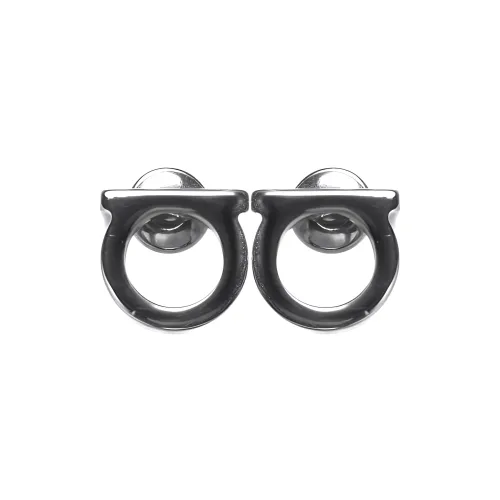 Ferragamo Брасс Серьги Серебряные Женские