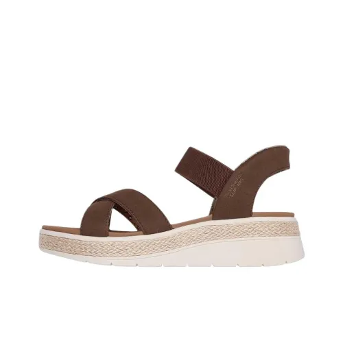 Skechers BOBS Sun Ray Move Over Пляжные сандалии Коричневый Женские