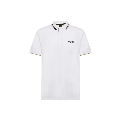 Hugo Boss Белая Мужская Поло