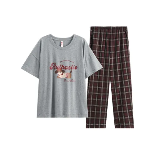 FENTENG Пижамный комплект женский серый