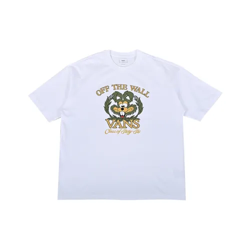 Vans OFF WHE WALL T-Shirt Мужской Белый