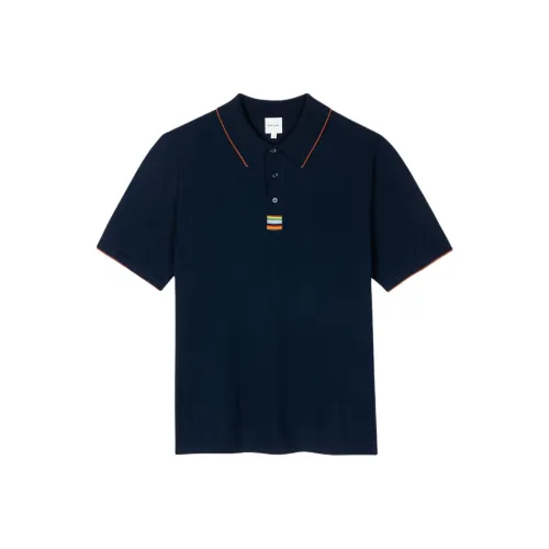 Paul Smith Морской Синий Мужская Рубашка Поло