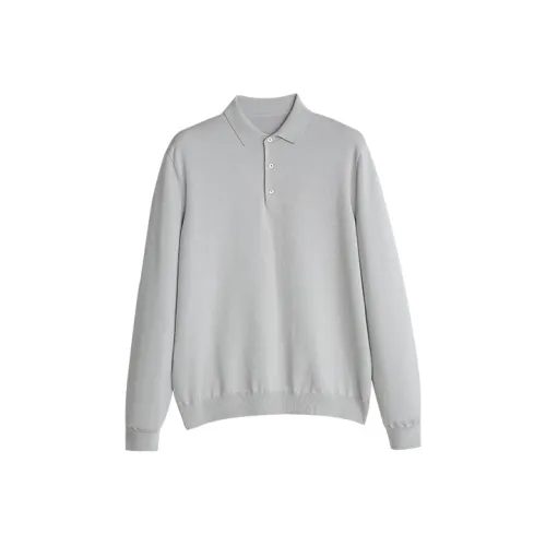 Osens Поло Мужское Лунный Камень Серый