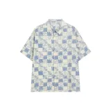 Голубой бежевый