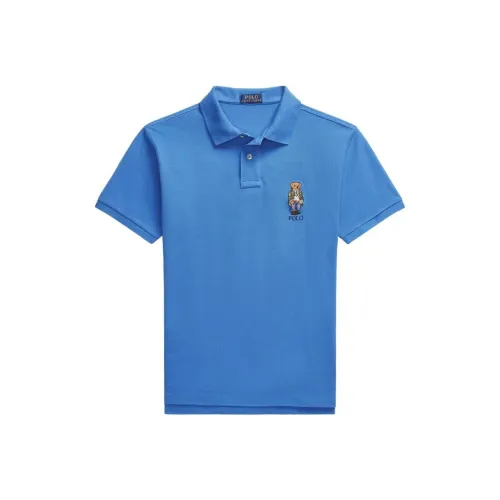 Polo Ralph Lauren Васильковый Синий Мужское Поло
