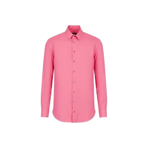 EMPORIO ARMANI Розовые Мужские Рубашки