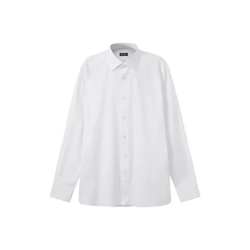 Ermenegildo Zegna Белые Мужские Рубашки