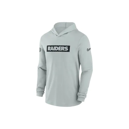 nike Dri FitNFL FW24 Las Vegas Raiders Sideline Толстовка Мужская Серого цвета