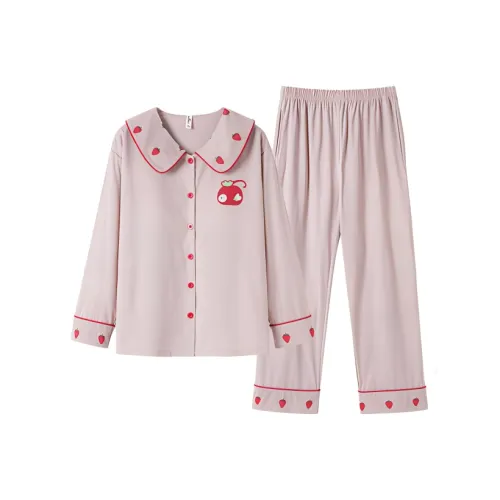 ZAO FU NIAO Пижамный комплект женский вишнево-розовый