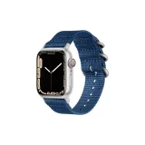 [Трёх-петля Пряжка] Королевский синий - Серебристая пряжка