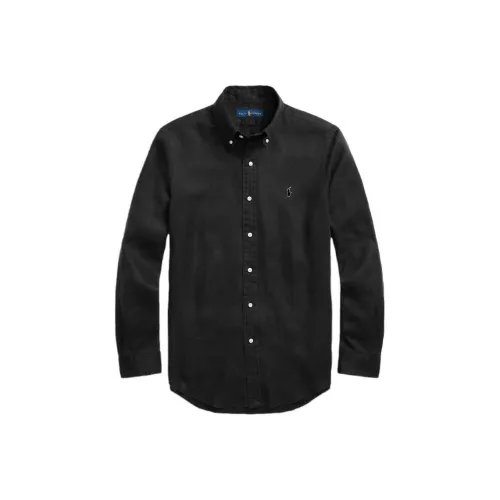 Polo Ralph Lauren SS24 Рубашка Мужская Черная