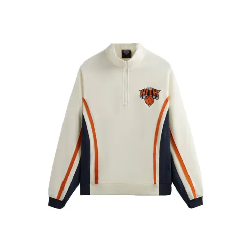 Kith X New York Knicks Co Бренд Белый Унисекс Свитшоты
