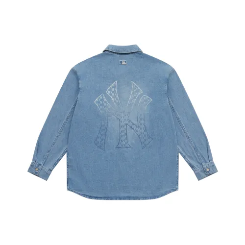 MLB Base Logo New York Yankees Рубашка Unisex New York Yankees Индиго