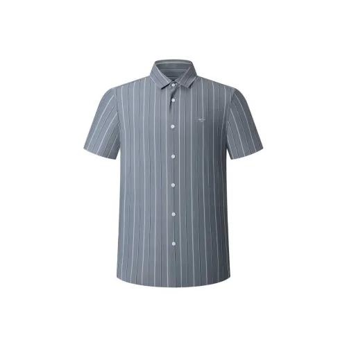 SEPTWOLVES Рубашка Мужская Черная Серый