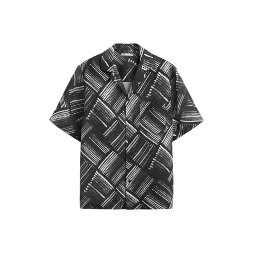 ZARA Мужские черные рубашки