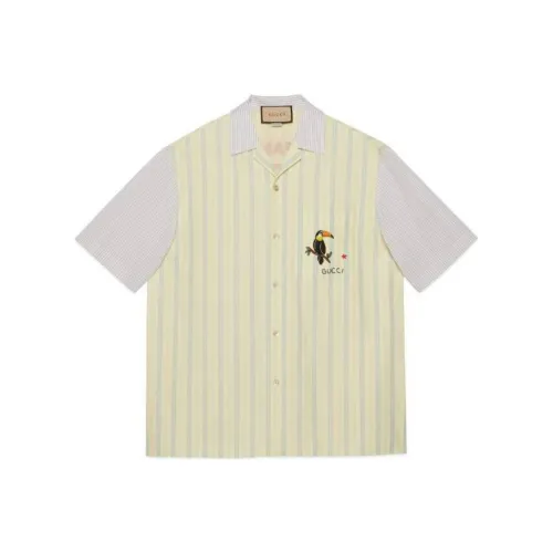 GUCCI Желтые Мужские Рубашки