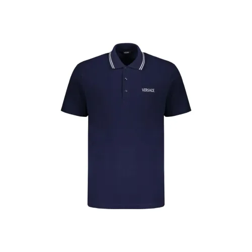 FANSIZHE Поло Мужское Морской Синий