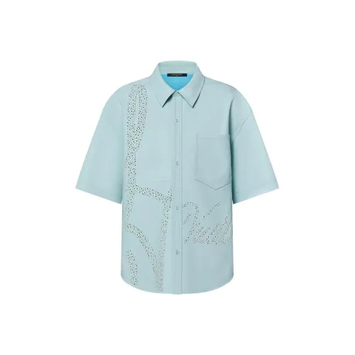 LOUIS VUITTON FW23 Рубашка Мужская Небесно-голубая