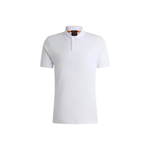 Hugo Boss Белая Мужская Поло