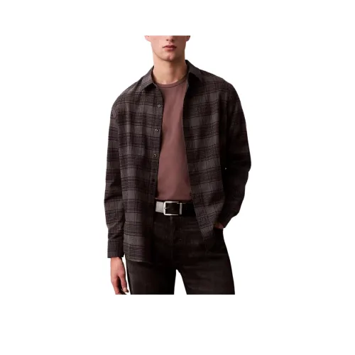 Calvin Klein Коричневые Мужские Рубашки