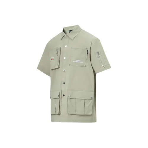 LINING Вяз Ветка Зеленый Мужские Рубашки