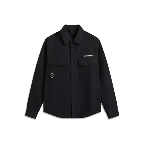 LINING Черная унисекс рубашка