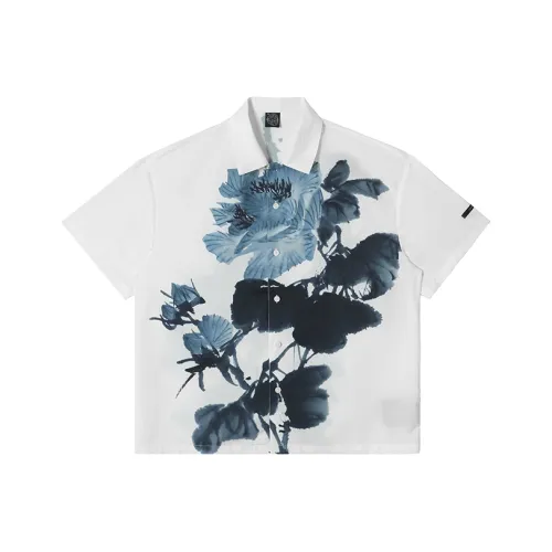 YAOJIUJIUQI Короткий рукав рубашка 1997 Post офис унисекс