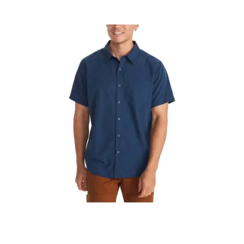 Marmot Морской Синий Мужские Рубашки