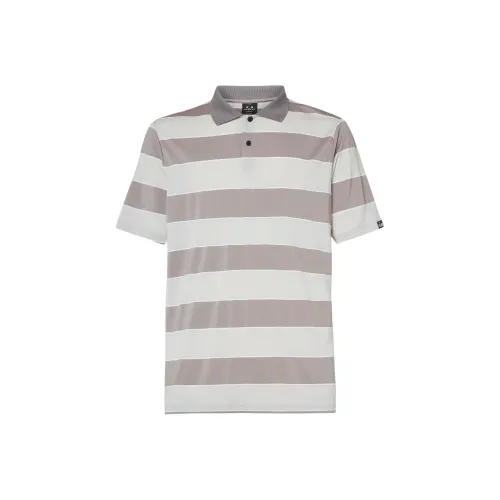 Oakley Поло Мужское Светло-Серое