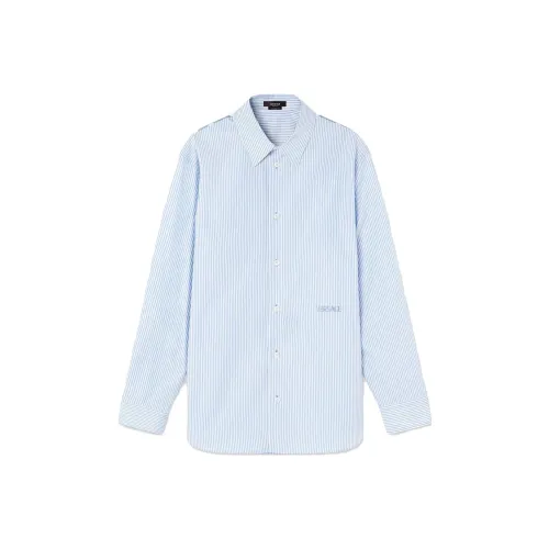 VERSACE Мужские Синие Рубашки