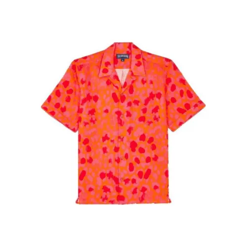 VILEBREQUIN Оранжевые Мужские Рубашки