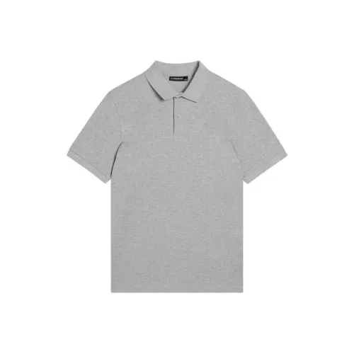 J.Lindeberg Troy Polo Polo Мужской Светло-Серый