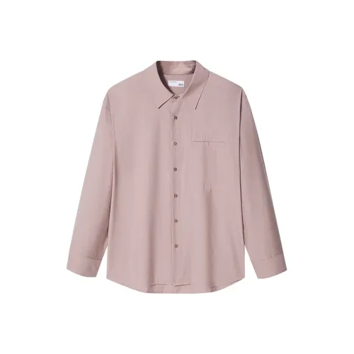 GXG Серый Розовый Мужские Рубашки