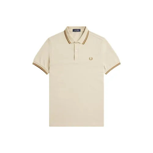 FRED PERRY Бежевая Мужская Поло