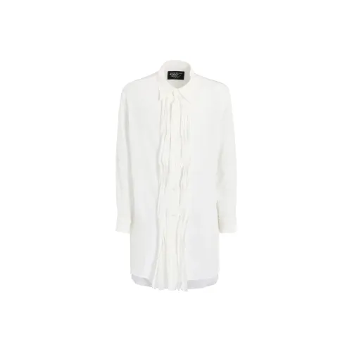 Yohji Yamamoto Белые Мужские Рубашки