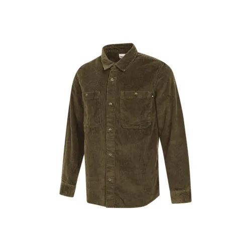 Timberland Рубашка Мужская Оливково-Зеленая