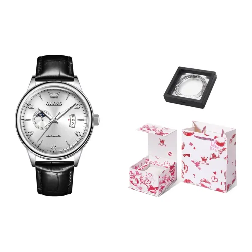 OLEVS Play The Cool Series Механические часы Мужские часы Белый циферблат