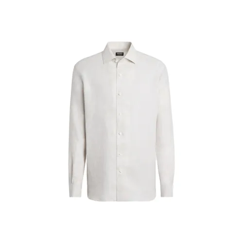 Ermenegildo Zegna Светлый Бежевый Мужские Рубашки