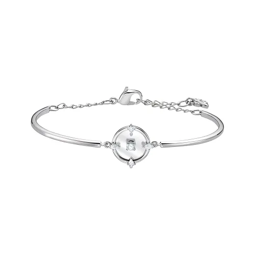 Swarovski Alloy Bangles Women's Silver