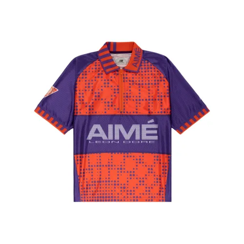 AIME LEON DORE New Balance Co Бренд Фиолетовый Унисекс Поло