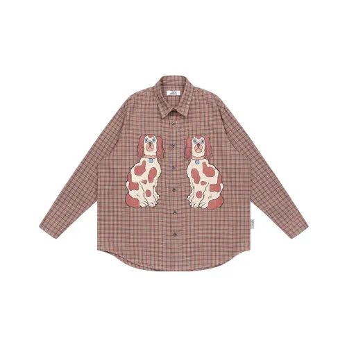 EMPTY REFERENCE Рубашка Унисекс Коричневый