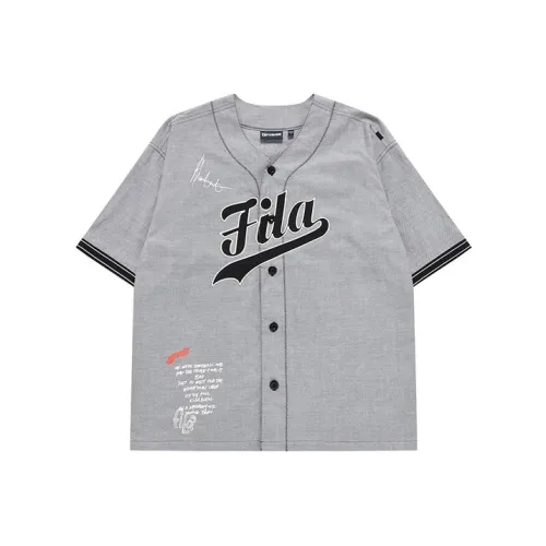 FILA FUSION Рубашка Мужская Темно-Черная