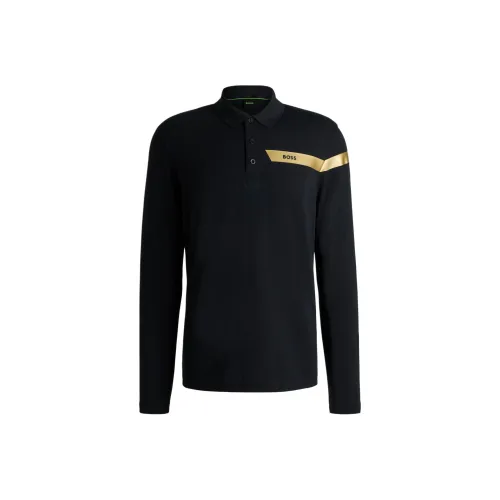 Hugo Boss SS25 Поло Мужское Темно-синий