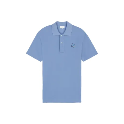 Maison Kitsune Hampton Blue Men's Polo