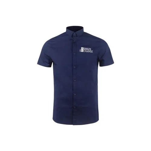 ARMANI EXCHANGEAE Рубашка Мужская Синяя