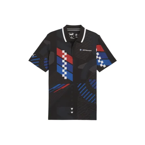 PUMA BMW M Motorsport Поло Мужское Черное