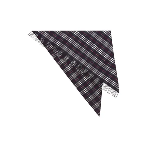 Burberry Кашемир Шали Черный/Белый Унисекс