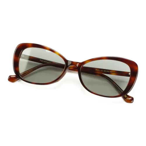 QINGZHIZUO Итальянская версия Пластина Бабочка Солнцезащитные очки Женские Черепаховый Бургунди