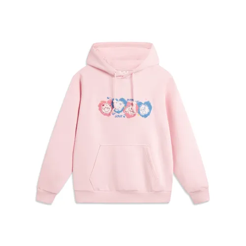 LINING x YINGXIONGLIANMENGPOLUO LIANMINGKUAN Толстовка Унисекс Light Pink