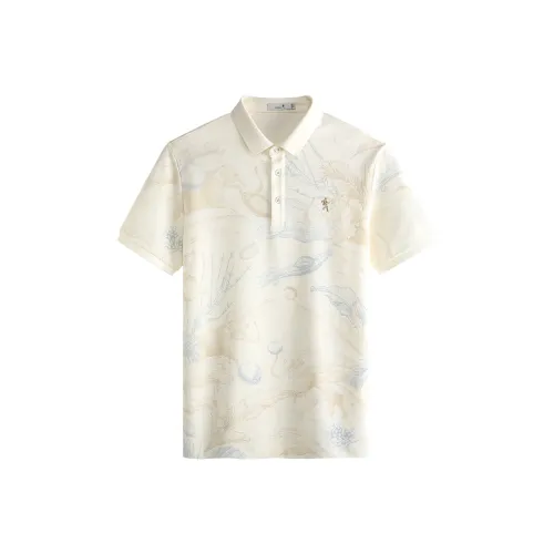 Поло Dance with Wolves Мужское Ecru